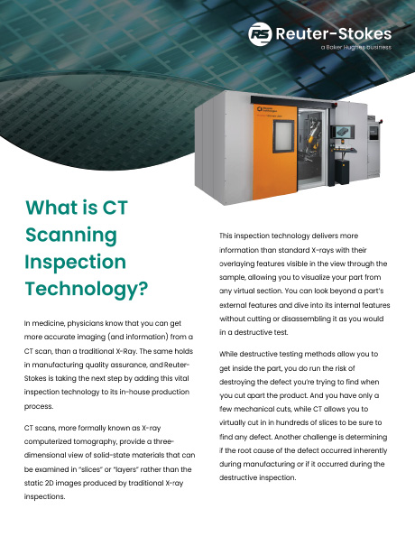 CT Scanning Technology provides in-house inspection solution at Reuter-Stokes