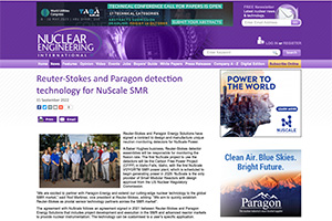Reuter-Stokes and Paragon detection technology for NuScale SMR - Nuclear Engineering